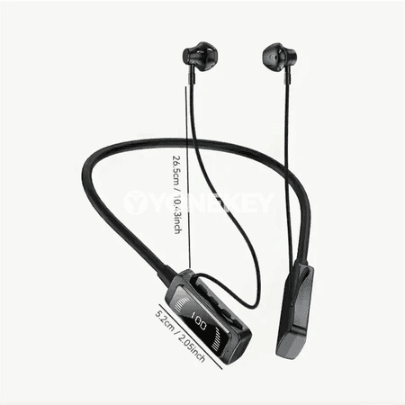 Simsiz sport nauşnikler Bluetooth 5.3, boýunly, ses azaltma bilen
