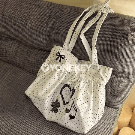 Koreýa stilde nokatly zenan egin sumkasy, maýyşly tote