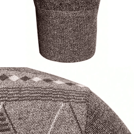Erkekler üçin düwmejikli ýyly cardigan switer