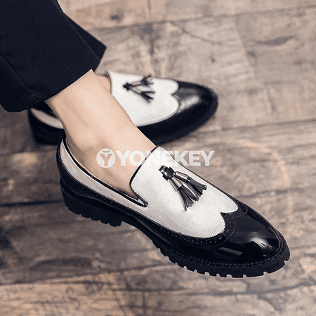 Klassik erkek loafers köwüşler, iş we sypaýy geýim üçin