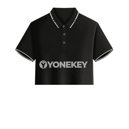 Erkekler üçin ýazky polo futbolka, gysga ýeňli