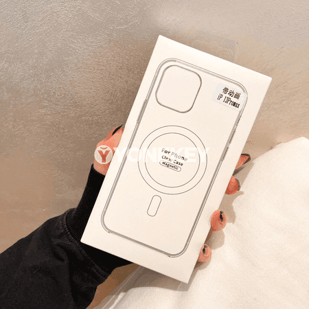 Magsafe üçin magnitli açyk iPhone gaby, zarýad animasiýaly