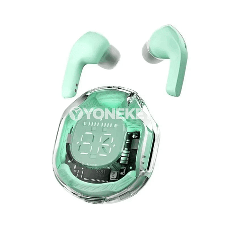 T8 TWS LED displeýli Bluetooth nauşnik, HIFI, simsiz