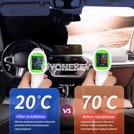 Toyota üçin mawyly awto gün goragy, öň aýna üçin UV visor
