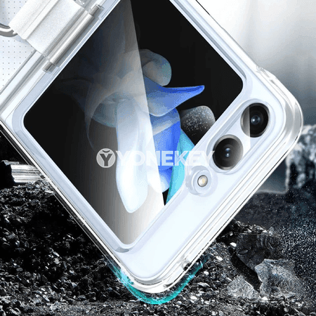 Samsung Z Flip 3/4/5 üçin halkaly goragly telefonly örtük