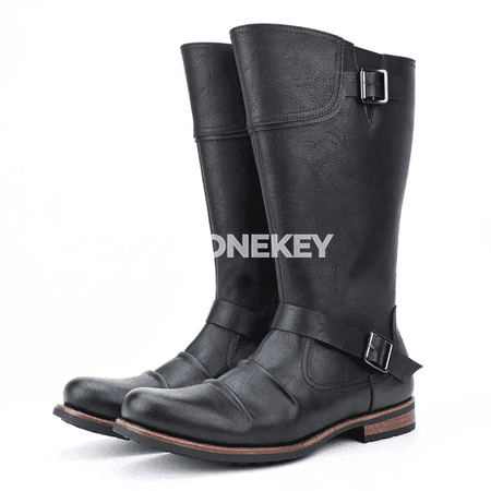 Erkekler üçin beýik boýunly retro kowboy aýakgaplary