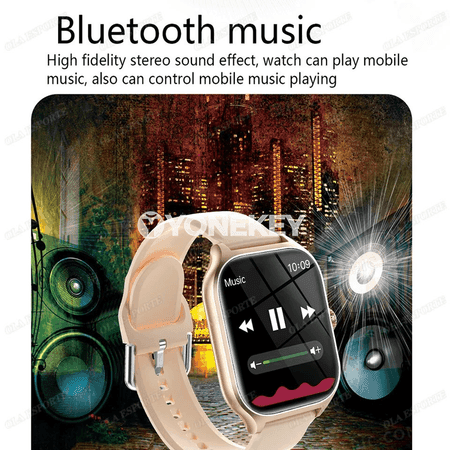2.01 dýum HD ekranly akylly sagat, Bluetooth jaňly, saglyk gözegçiligi