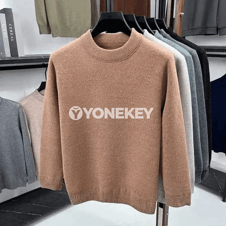 Erkekler üçin ýyly trikotaž switer, iş we gündelik geýim üçin