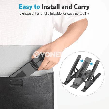 Göwnejaý sazlanylýan laptop stendi, birnäçe burçly, metal
