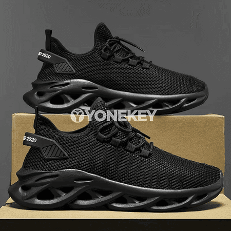 Erkekler üçin howa geçiriji ýeňil sport köwüşleri, ylgaw we ýöreýiş üçin