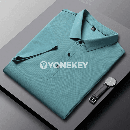 Erkekler üçin çalt guradyjy polo köýnek, ýaz-tomus, rahat stil