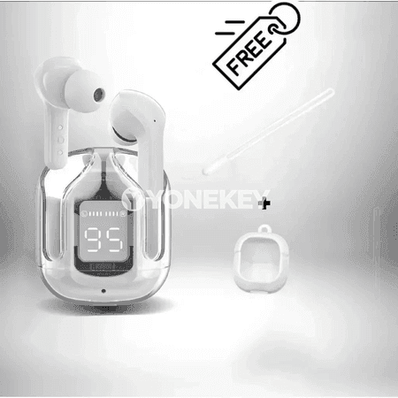 T2 TWS Bluetooth 5.3 simsiz nauşnik, sport we oýun üçin