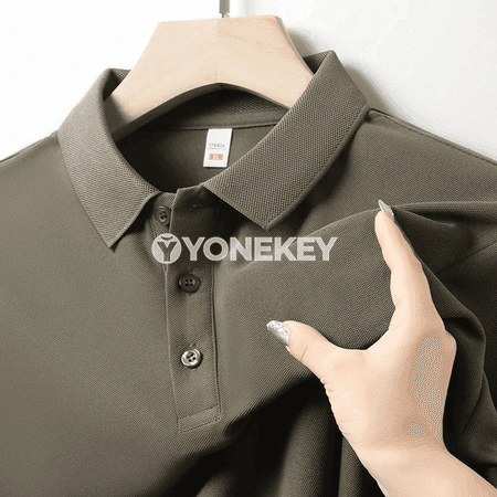 Erkekler üçin ýazky polo köýnek, ýumşak we amatly, gündelik we iş üçin