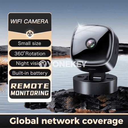 Lenovo 6K mini simsiz howpsuzlyk kamerasy, Wi‑Fi, akylly monitor
