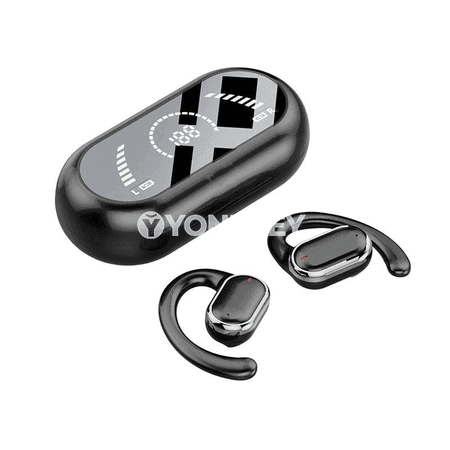 Bluetooth gulakdan geçýän gulaklyja, kuwwat displeýli, iPhone üçin