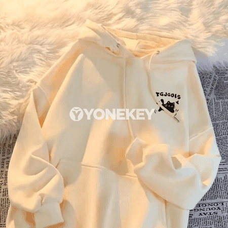 Erkekler üçin ýyly kapüşonly gulpluly jacket, pişik şekilli çaply