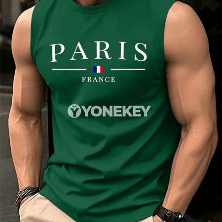 Erkekler üçin ýeňil, dem alýan sport maýkasy, 3D çaply, uly kesim