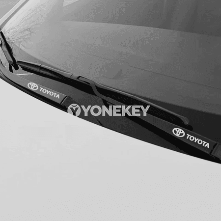 Toyota üçin gapy tutawaç bezegi — 4 sany metal stikeri