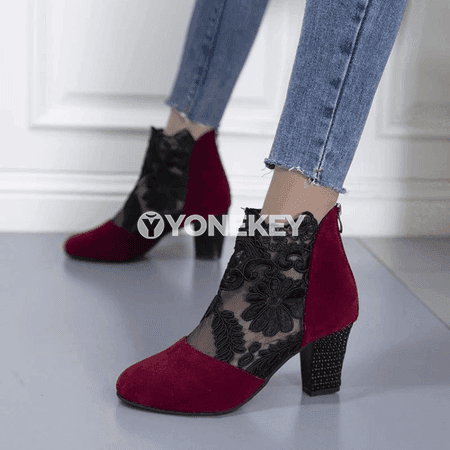 Aýallar üçin ýokary ökjeli açyk ujyli platformaly ädikler, moda ýüplü görnüşli