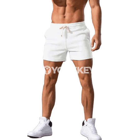 Erkekler üçin ýeňil sport şortikleri, ylgaw we fitnes üçin