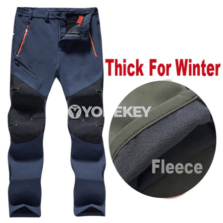 Erkekler üçin gyşda ýyly softshell trekking balaklary