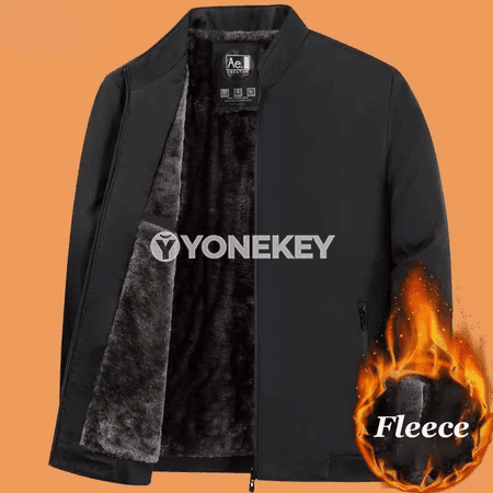 Erkekler üçin gyş kurtkasy, ýyly fleece içlikli, kapýuşonly