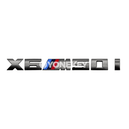 BMW üçin M logo bagaj nyşany, 7.3 sm 3D metal sticker