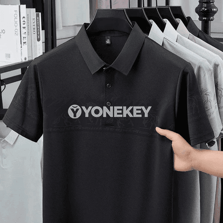 Erkekler üçin tomusky polo futbolka, ýeňil, dem alýan, rahat stil