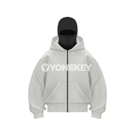 Gyş üçin ýyly başlykly sport jaketi, uniseks balaklava