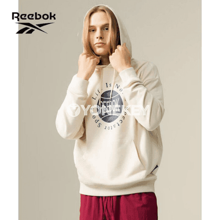 Reebok grafikalı kapüşonli erkek sport köýnegi