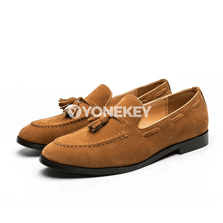 Erkekler üçin klassik loafer köwüşleri, ýeňil we rahat, uly ölçegler 48-e çenli