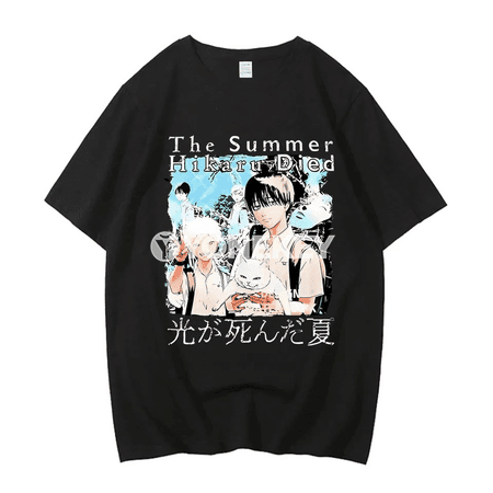 The Summer Hikaru Died Anime stilindäki pambyk futbolka