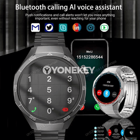 Watch 5 Pro akylly sagat — GPS, AMOLED ekran, sport we saglyk gözegçiligi