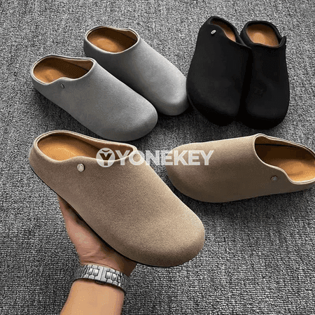 Erkekler üçin slip-on tomusky köwüş, ýumşak we rahat günlük model