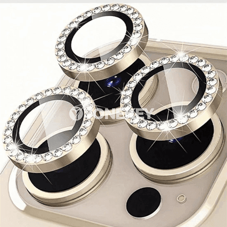 iPhone üçin diamond aýna kamera goragly metal halka kover