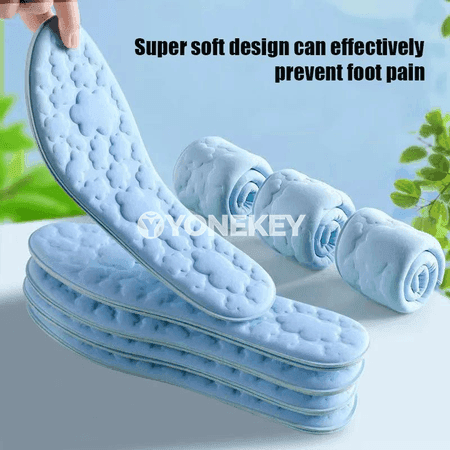 Aýakgap üçin 1 jübüt massajly memory foam içki goýulýanlar