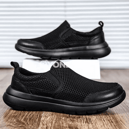 Erkekleriň dem alýan mesh köwüşi, rahat gündelik slip-on görnüş