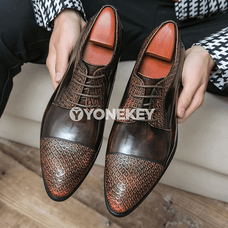 Erkekler üçin klassik deri köwüşler, ofis we gündelik sypaýy stil