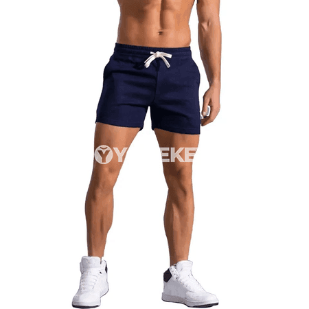 Erkekler üçin ýeňil sport şortikleri, ylgaw we fitnes üçin