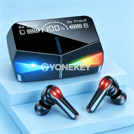 CHUBAN Bluetooth 5.3 simsiz sport nauşnik, mikrofonly zarýad gutusy bilen