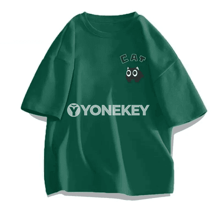 Erkekler üçin uly ölçegli anime çaply gündelik futbolka