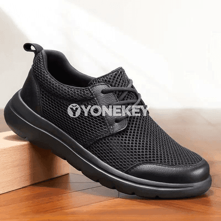 Erkekleriň dem alýan mesh köwüşi, rahat gündelik slip-on görnüş