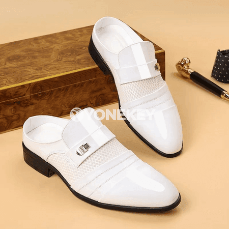 Erkekler üçin kaşaň resmi köwüşler, slip-on görnüş