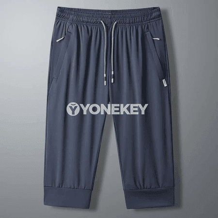 Erkekler üçin ýeňil, çalt guraýan giň balak, uly ölçegli jogger