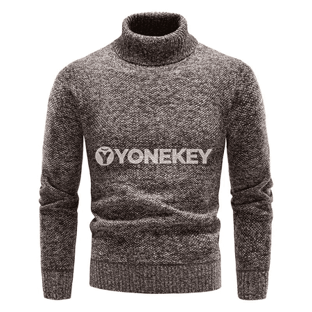 Erkekler üçin ýyly fleece sviter, beýik boýunly, güýz-gyş