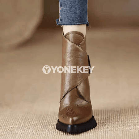 Zenanlar üçin posaly ökje aýakgap, moda orta galstukly ädikler