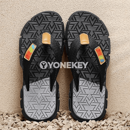 Erkekler üçin ýazlyk flip-flop şypbyklar, içerde we daşaryda