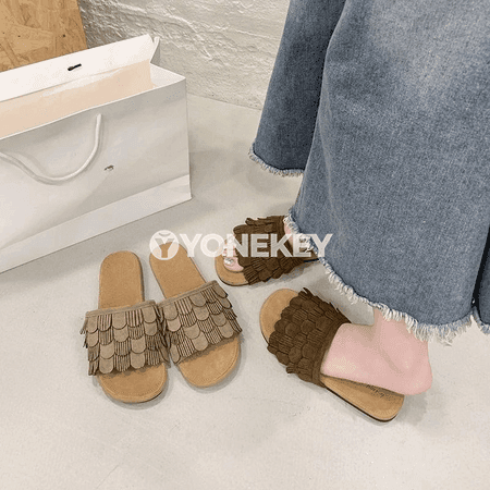 Retro tekiz ökçeli ýazky aýakgaplar, zenanlar üçin amatly beach şypbyklar