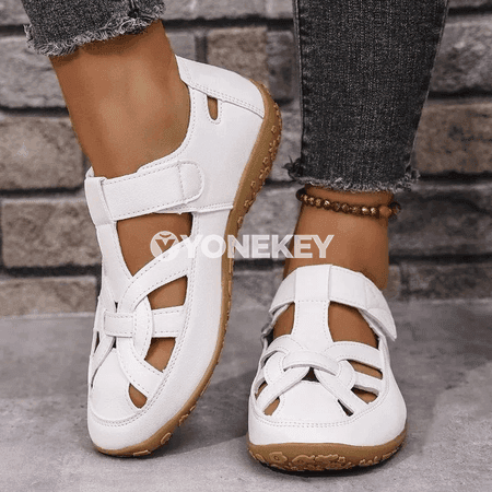 Zenanlar üçin ýeňil roman sandallary, tomusky rahat model