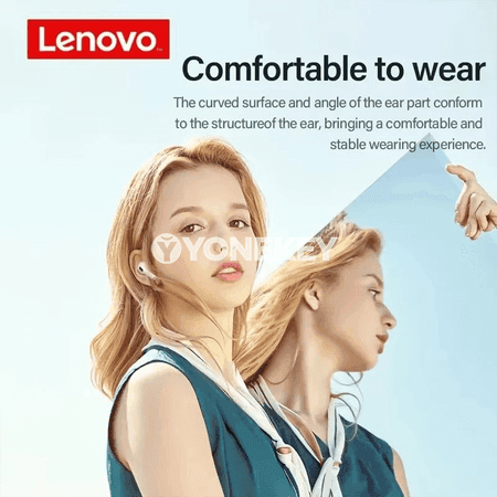 Lenovo LP40 simsiz Bluetooth nauşnikler, sensorly sport gulakçyklary